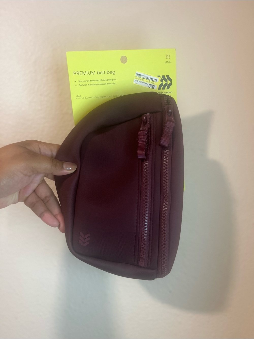 All in Motion: Maroon Fanny Pack